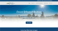 Desktop Screenshot of concordretirementresidence.com