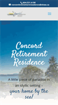 Mobile Screenshot of concordretirementresidence.com